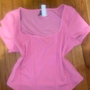 H&M Square Neck Ribbed Top